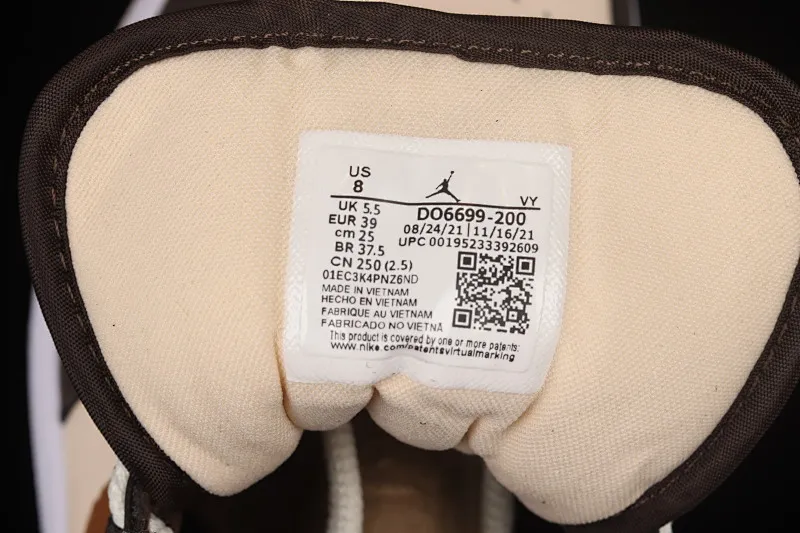 All categories Air Jordan Jordan series basketball shoes Air Jordan 1 Mid Z version Air Jordan 1 Mid AJ1 Joe 1 meter brown mid-top retro basketball shoes DO6699-200